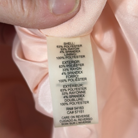 Calvin Klein Jacket Pink Two Button Closurein Size 24W EUC - Picture 16 of 16